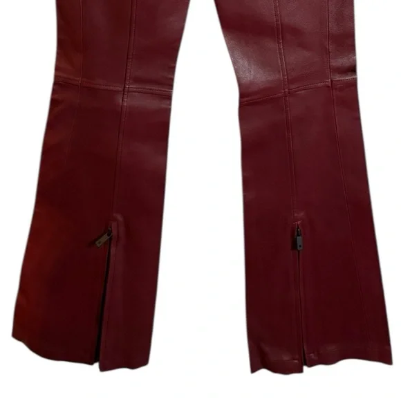 Perfect Moment H&M NWT
Burgundy boot-cut genuine leather pants - Picture 12 of 14